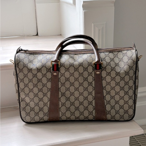 Gucci Canvas Vintage Satchel - Picture 1 of 14